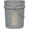 5 Gallon Gray Plastic Pail W/Metal Handle, UN Rated (P6 Series)