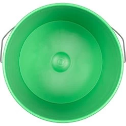 5 Gallon Green Plastic Pail W/Metal Handle, UN Rated (P6 Series) -container 57wm5g 3 1