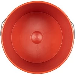 5 Gallon Red Plastic Pail With Metal Handle, UN Rated (P6 Series) -container 57wm5r 3 1