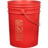 5 Gallon (20L) Red Plastic Pail W/Metal Handle (P7 Series) -container 57wn5r 1