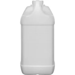2.5 Gallon Natural HDPE Plastic F-Style Bottle, 63mm 63-445, 14.36" H -container 57wnhj 3