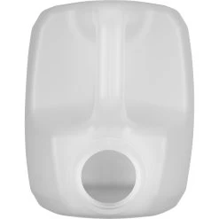 2.5 Gallon Natural HDPE Plastic F-Style Bottle, 63mm 63-445, 14.36" H -container 57wnhj 5