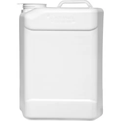 2.5 Gallon (10L) White Plastic Tight Head Container, Tamper Evident 70mm (6TPI), No Vent Stem -container 57wsax 3 1