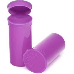 13 Dram Purple Opaque Plastic Pop Top Container, 315/cs