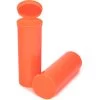 60 Dram Orange Opaque Plastic Pop Top Container, 75/cs