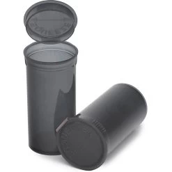 13 Dram Gray Plastic Pop Top Container, 315/cs