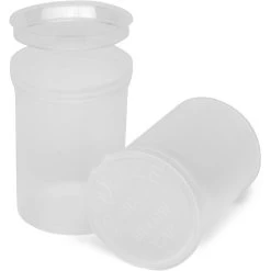 30 Dram Clear Plastic Pop Top Container, 150/cs