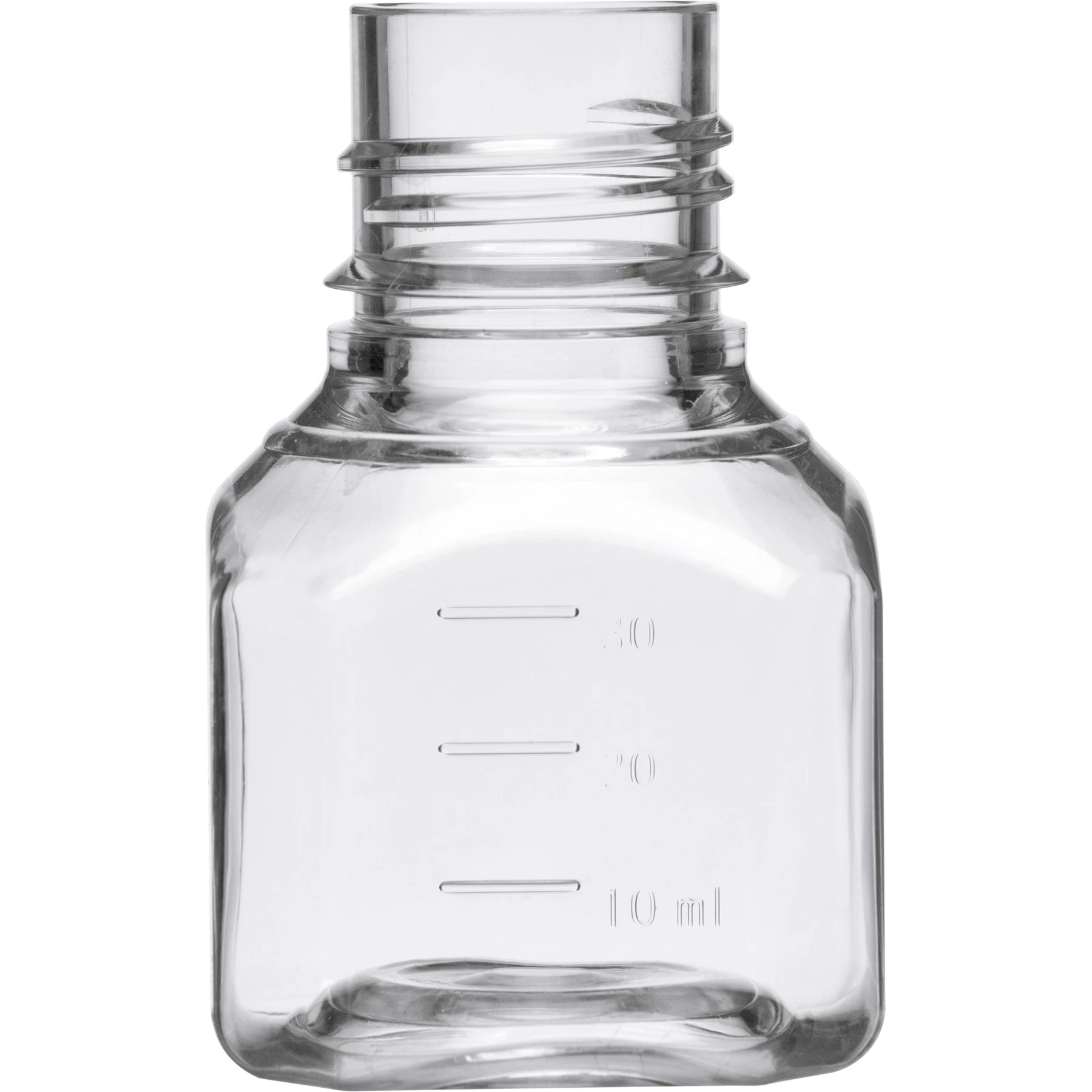 30ml Clear PET Plastic Octagonal Media Bottle W/Cap, Sterile, 120/cs (Corning® #431729) 4 30ml Clear PET Plastic Octagonal Media Bottle W/Cap, Sterile, 120/cs (Corning® #431729) - Image 2