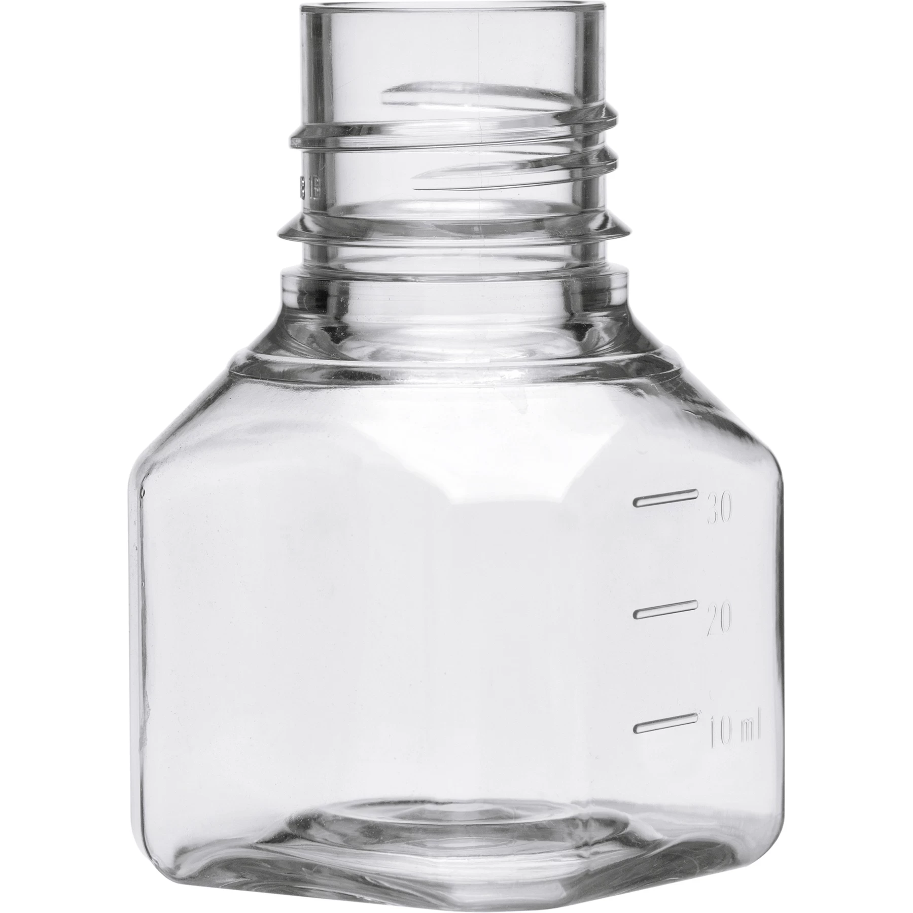 30ml Clear PET Plastic Octagonal Media Bottle W/Cap, Sterile, 120/cs (Corning® #431729) 6 30ml Clear PET Plastic Octagonal Media Bottle W/Cap, Sterile, 120/cs (Corning® #431729) - Image 4