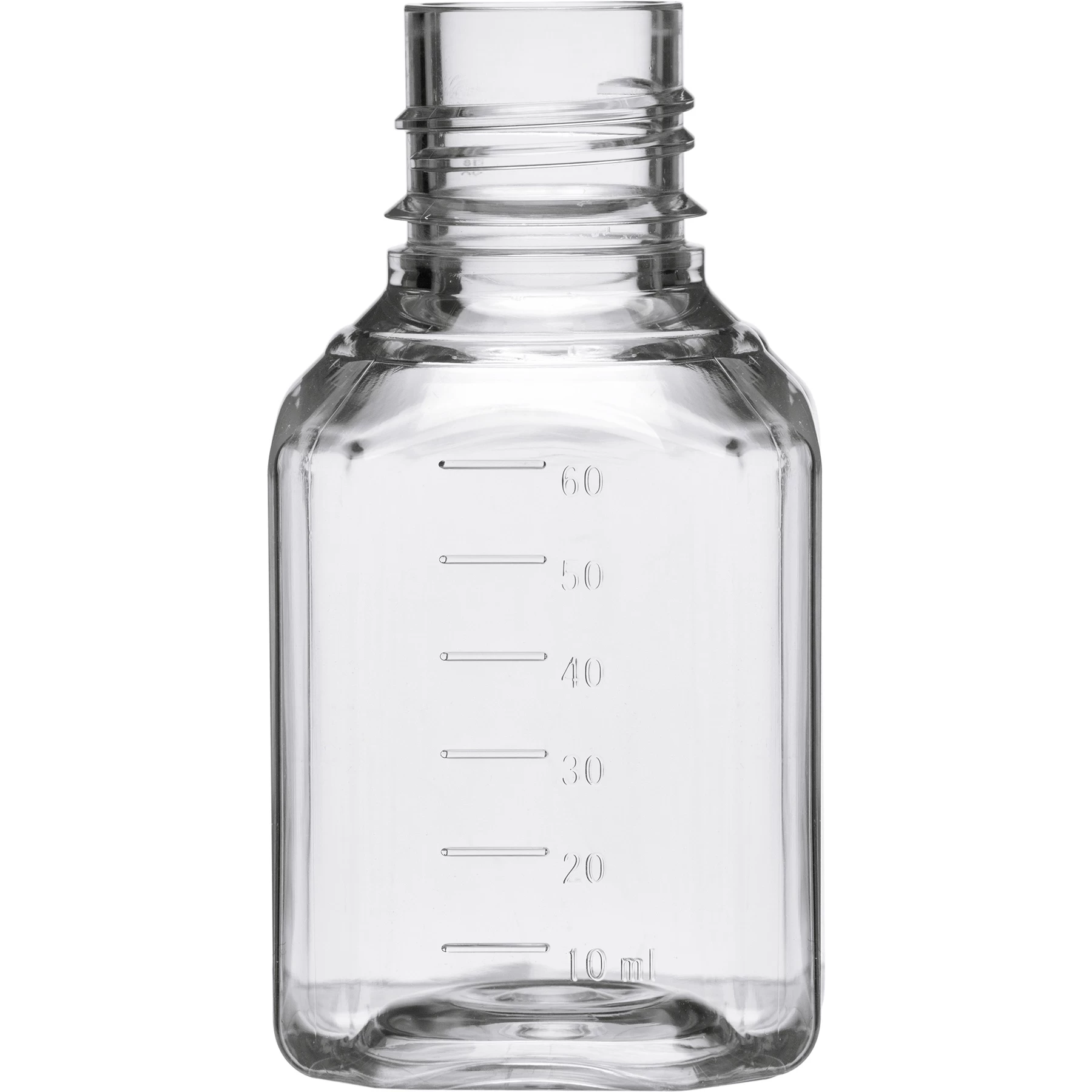 60ml Clear PET Plastic Octagonal Media Bottle W/Cap, Sterile, 96/cs (Corning® #431730) 4 60ml Clear PET Plastic Octagonal Media Bottle W/Cap, Sterile, 96/cs (Corning® #431730) - Image 2