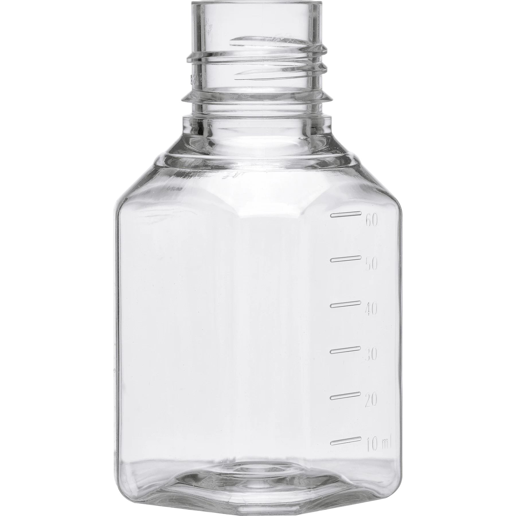 60ml Clear PET Plastic Octagonal Media Bottle W/Cap, Sterile, 96/cs (Corning® #431730) 6 60ml Clear PET Plastic Octagonal Media Bottle W/Cap, Sterile, 96/cs (Corning® #431730) - Image 4