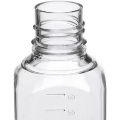 60ml Clear PET Plastic Octagonal Media Bottle W/Cap, Sterile, 96/cs (Corning® #431730) 13 60ml Clear PET Plastic Octagonal Media Bottle W/Cap, Sterile, 96/cs (Corning® #431730) -container 68w730 5