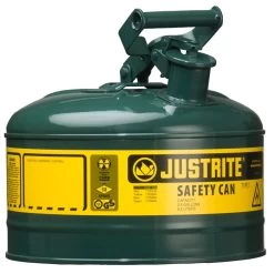 1 Gallon, Type I Safety Can W/Self-Close Lid For Flammables, Green