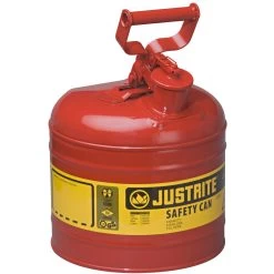 2 Gallon, Type I Safety Can W/Self-Close Lid For Flammables, Red (Multi-Lingual)