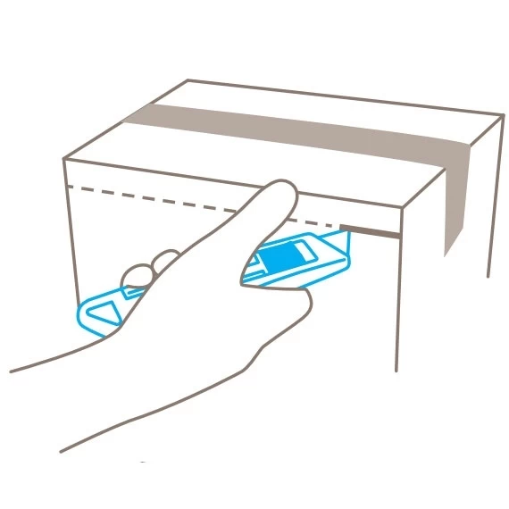 Secunorm Profi Right Hand Spring Loaded Knife, Semi-Automatic Blade Retraction 4 Secunorm Profi Right Hand Spring Loaded Knife, Semi-Automatic Blade Retraction - Image 2