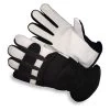 White/Black Goatskin Mechanics Work Gloves -container 77wg20 1