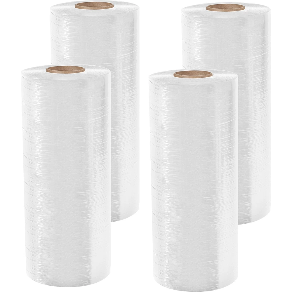 80 Gauge - 15" X 1500' Clear Cast Stretch Wrap Film, 4/pk 3 80 Gauge - 15" X 1500' Clear Cast Stretch Wrap Film, 4/pk