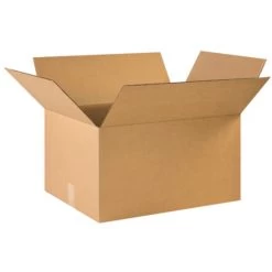 21-3/8" X 15-3/8" X 12" Corrugated Box, Single Wall, 200#/ECT-32