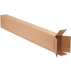8" X 4" X 52" Long Corrugated Box, Single Wall, 200#/ECT-32
