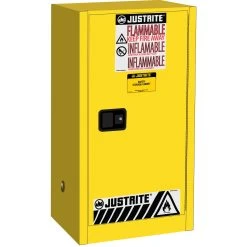 Sure-Grip® EX Combustibles Paint & Ink Safety Cabinet, 20 Gallon, M/C Door, Yellow