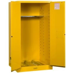 Sure-Grip® EX Vertical Drum Safety Cabinet, M/C Doors, Yellow