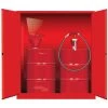 Sure-Grip® EX Vertical 2-55 Gallon Drum Safety Cabinet, M/C Doors, Red