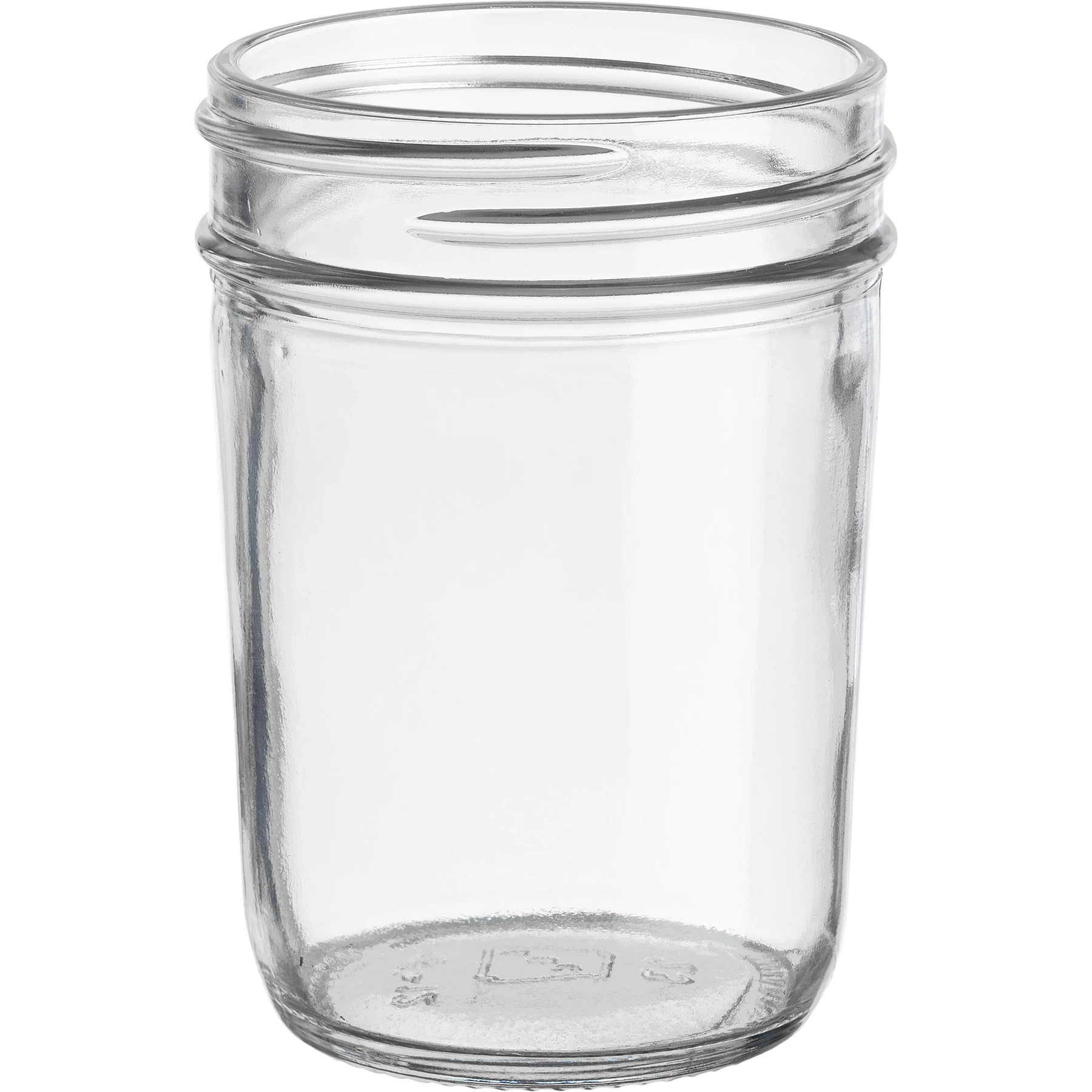 8 Oz. Clear Glass Jelly Jar, 70mm 70-450, 12/cs 4 8 Oz. Clear Glass Jelly Jar, 70mm 70-450, 12/cs - Image 2