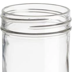 8 Oz. Straight Sided Glass Jar, 70mm 70-450, 12/cs -container 8oz straight sided glass jar 70mm 70 450 99g629 4