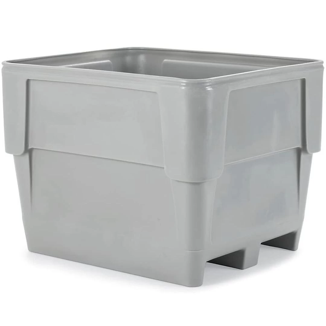 336 Gallon Gray Heavy Duty Bin, 2-Way Base, Poly Combo 1115 3 336 Gallon Gray Heavy Duty Bin, 2-Way Base, Poly Combo 1115