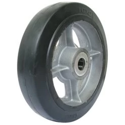 Wesco Drum Drainer Truck, 10", 6" Moldon Rubber Wheels (for Steel Drums) -container bt cast iron wheel 4