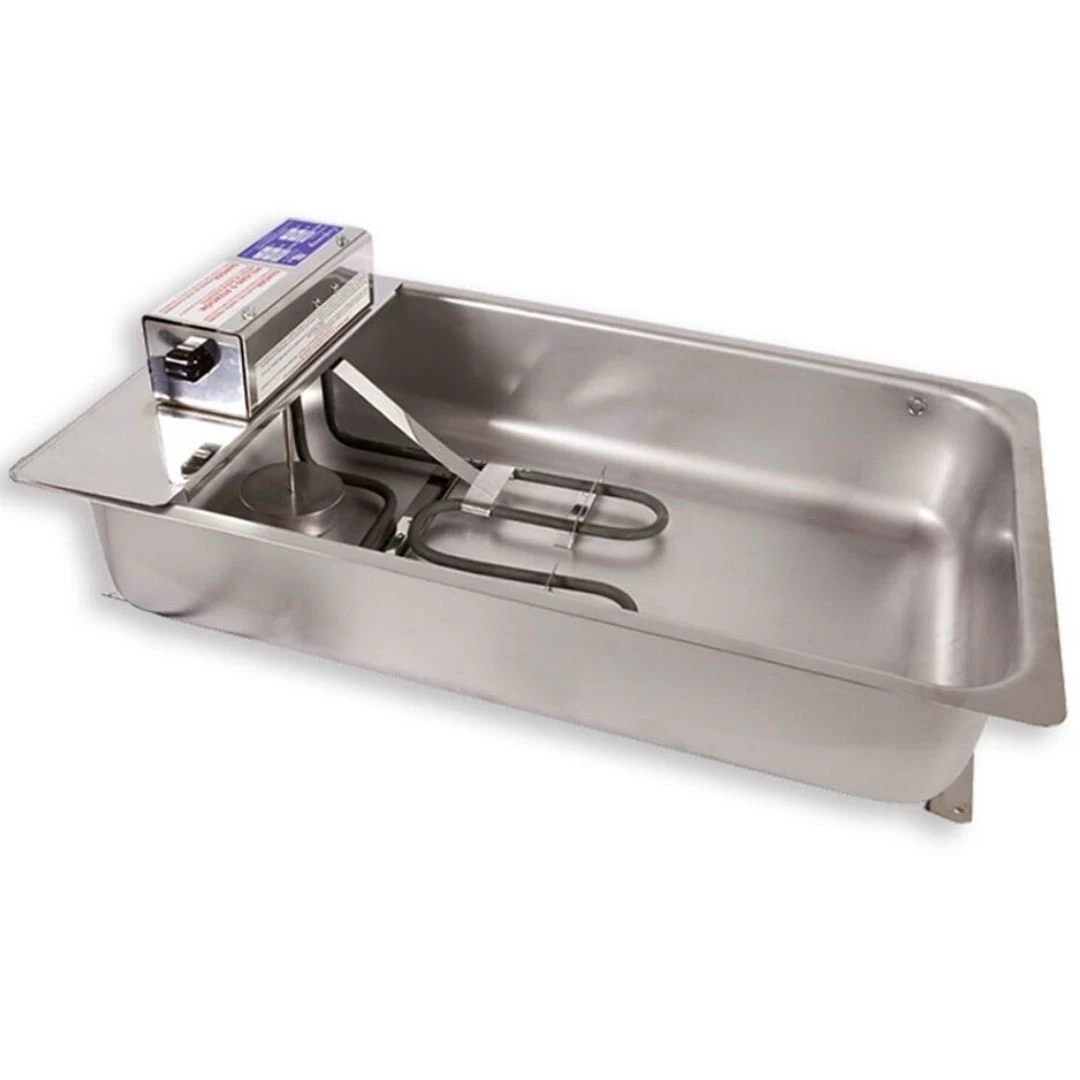 13" X 10" X 4" Evapoway™ Anti-Condensate Pan, Double Bend, 120v, 1,200w 3 13" X 10" X 4" Evapoway™ Anti-Condensate Pan, Double Bend, 120v, 1,200w