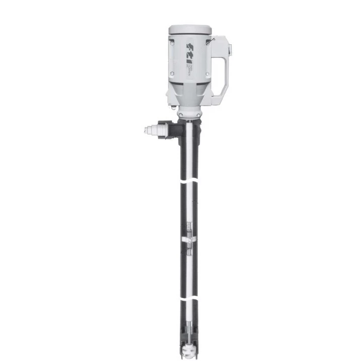 55 Gallon Drum Pump W/ 40" PVDF Tube, 1/2 HP Air Motor, 330 Cps, 22 Gpm (PF Series) 3 55 Gallon Drum Pump W/ 40" PVDF Tube, 1/2 HP Air Motor, 330 Cps, 22 Gpm (PF Series)