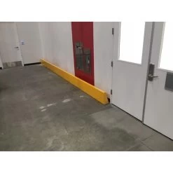 8' Yellow Steel Floor Mount Barrier 6 8' Yellow Steel Floor Mount Barrier -container floor mounted barrier 1