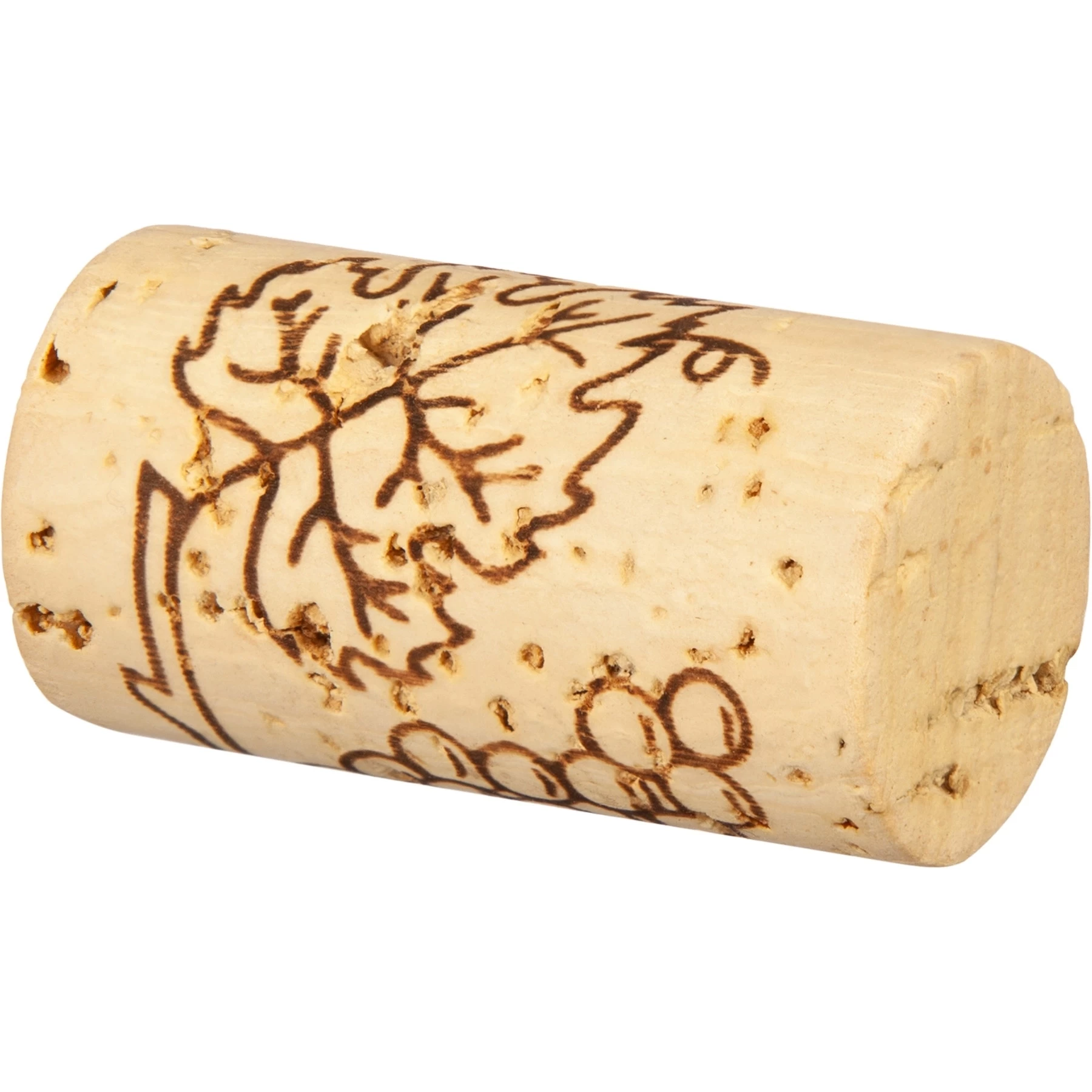 Grade 2 "Extra" Natural Wine Corks, Print, 54 X 24 Mm (Very High Grade), 1,000/bag - Image 2