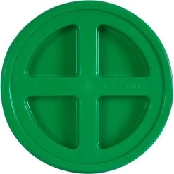 Green Gamma Seal Lid For 3.5, 5, 6 & 7 Gallon Plastic Pails 8 Green Gamma Seal Lid For 3.5, 5, 6 & 7 Gallon Plastic Pails -container green gamma seal lid for 3.5 5 6 and 7 gallon plastic pails 56wgs5 2