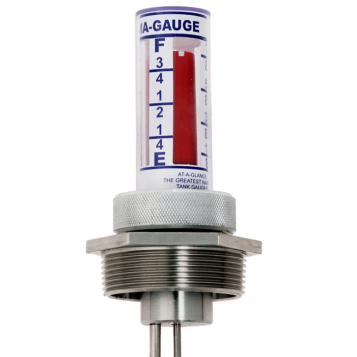 Therma™ Stainless Steel Liquid Level Gauge For 350 Gallon IBC Tank, 2" NPT, For Aggressive Liquids 4 Therma™ Stainless Steel Liquid Level Gauge For 350 Gallon IBC Tank, 2" NPT, For Aggressive Liquids - Image 2