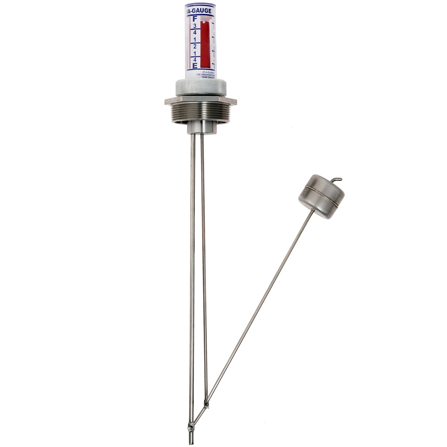 Therma™ Stainless Steel Liquid Level Gauge For 350 Gallon IBC Tank, 2" NPT, For Aggressive Liquids 3 Therma™ Stainless Steel Liquid Level Gauge For 350 Gallon IBC Tank, 2" NPT, For Aggressive Liquids