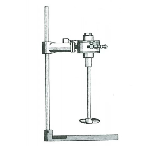 Lab Mount Mixer, 1/2 HP Air Gear Drive, 12" Shaft, 0-650 RPM (Series 2) 3 Lab Mount Mixer, 1/2 HP Air Gear Drive, 12" Shaft, 0-650 RPM (Series 2)