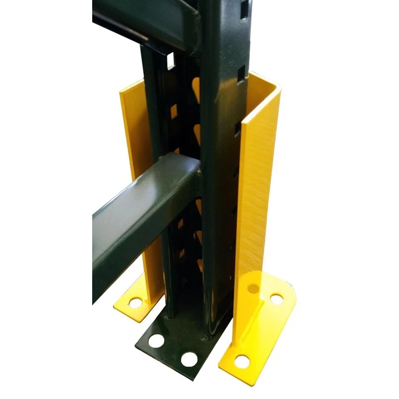 24"H X 8-1/2"D Yellow Pallet Rack Upright Post Protector 4 24"H X 8-1/2"D Yellow Pallet Rack Upright Post Protector - Image 2