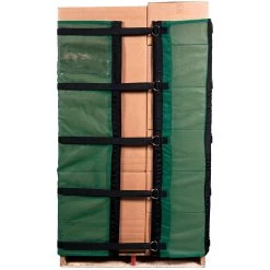 6' Reusable Pallet Wrap Cover, Heavy Duty W/ Corner Pallet Straps