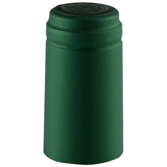 30.5 X 60mm Green Matte PVC Capsules, 9,324/cs 3 30.5 X 60mm Green Matte PVC Capsules, 9,324/cs