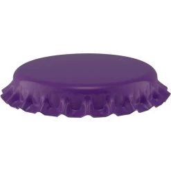 Purple Beer Bottle Caps, Oxygen Absorbing, 26 Mm Pry-Off Crown, 10,000/cs