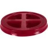 Red Gamma Seal Lid For 3.5, 5, 6 & 7 Gallon Plastic Pails -container red gamma seal lid for 3.5 5 6 and 7 gallon plastic pails 56wgs7 1