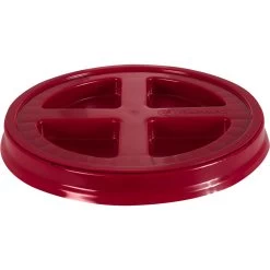 Red Gamma Seal Lid For 3.5, 5, 6 & 7 Gallon Plastic Pails