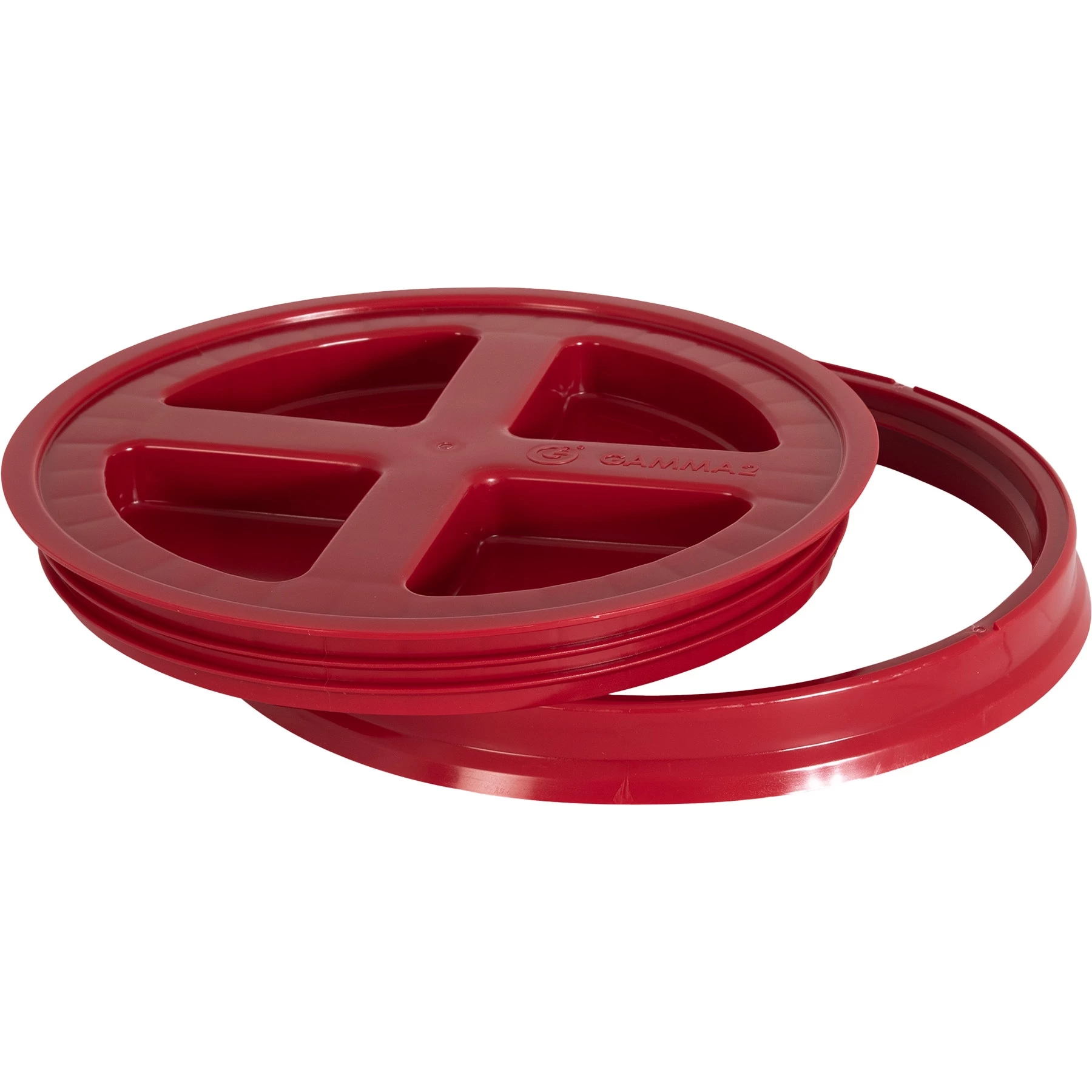 Red Gamma Seal Lid For 3.5, 5, 6 & 7 Gallon Plastic Pails 7 Red Gamma Seal Lid For 3.5, 5, 6 & 7 Gallon Plastic Pails - Image 5