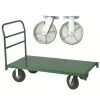 Wesco 27" X 54" Steel Platform Truck, 8" X 2" Polyurethane Casters, 4,000 Lb. Capacity -container s 26bs68 26bpb7