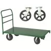 Wesco 30" X 60" Steel Platform Truck, 8" X 2" Rubber Casters, 2,300 Lb. Capacity -container s 26bs70 26bpb0