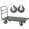 Wesco 36" X 60" Steel Platform Truck, 8" X 2.5" Pneumatic Casters, 1,600 Lb. Capacity 2 Wesco 36" X 60" Steel Platform Truck, 8" X 2.5" Pneumatic Casters, 1,600 Lb. Capacity -container s 26bs71 26bsc4