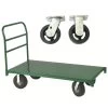 Wesco 36" X 72" Steel Platform Truck, 5" X 2" Rubber Casters, 1,600 Lb. Capacity -container s 26bs72 26bpb8