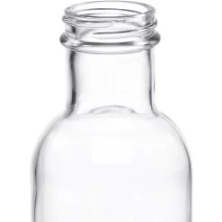8 Oz. Clear Glass Stout Bottle, 38mm 38-405, 12/cs -container s a0008 200c1c 4